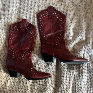 Studded Cowboy Cowgirl Boots ! Country Festival Rodeo Stagecoach